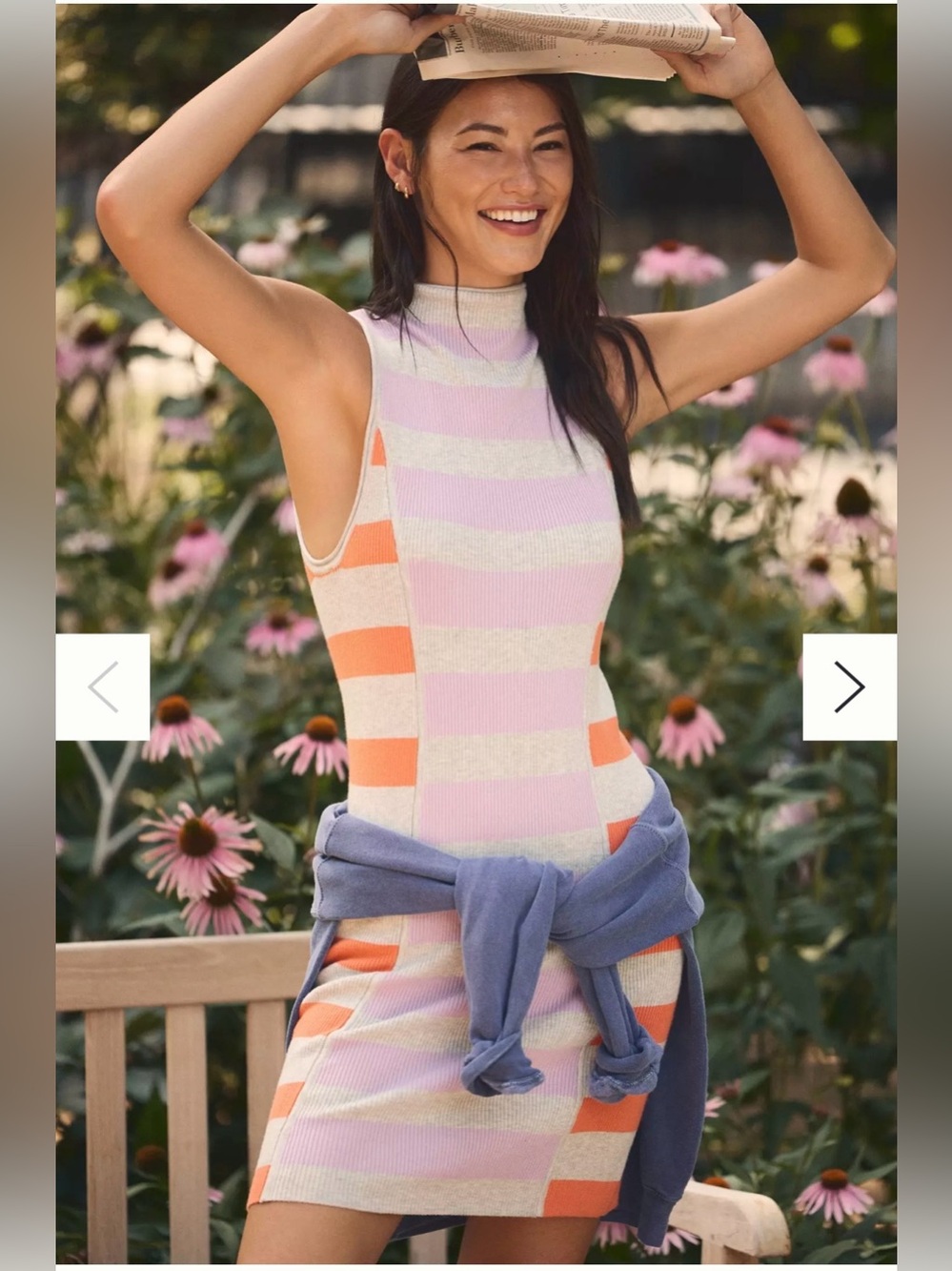 Daily Practice by Anthropologie Sleeveless Mock-Neck Sweater Dress